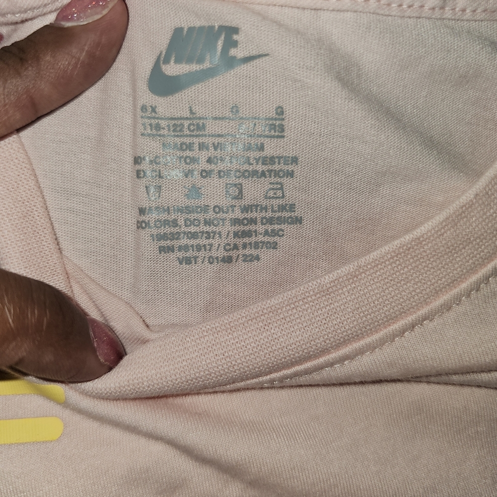 Nike Kids Pink and Neon Coral Active Set - Picture 4 of 6